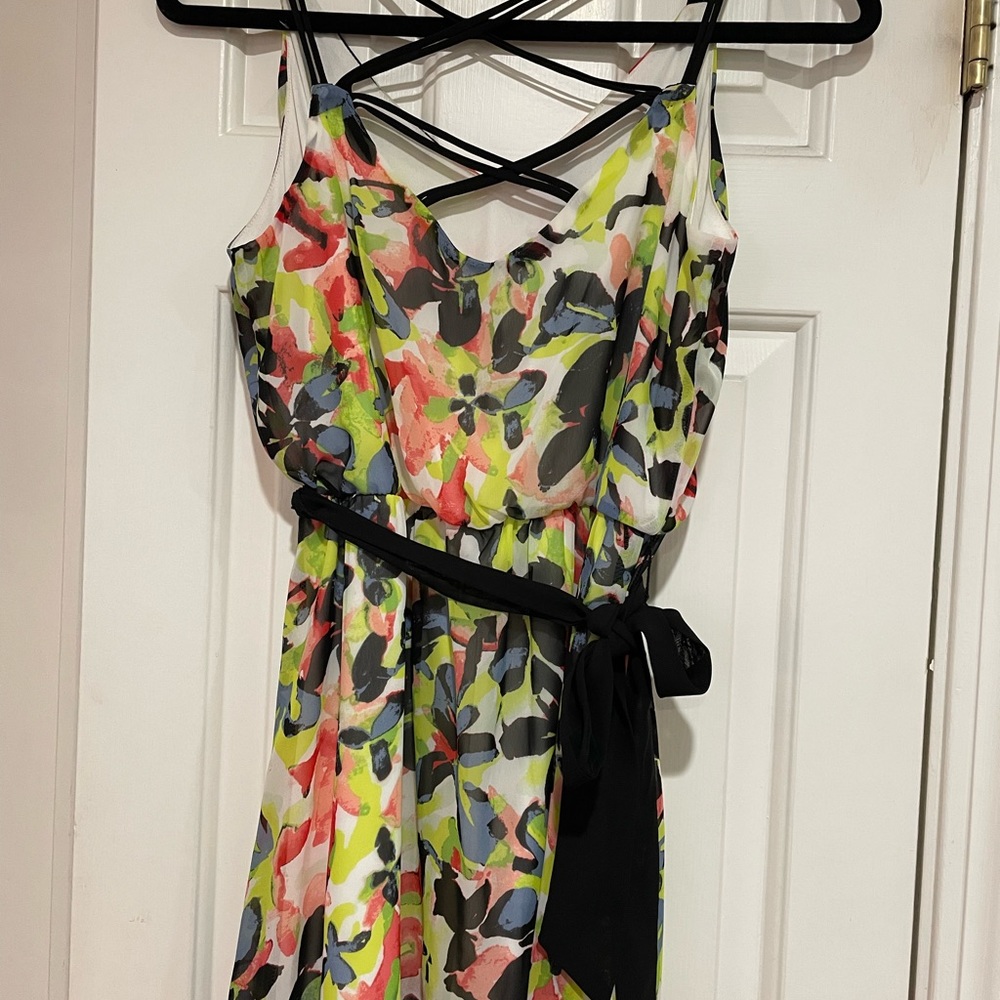 Strappy Floral Dress